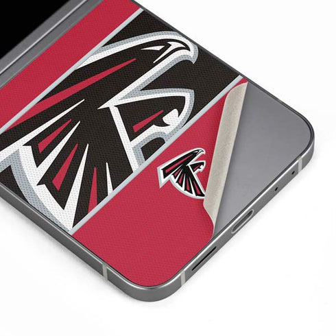 NFL Atlanta Falcons Zone Block Galaxy Z Flip6 Skin